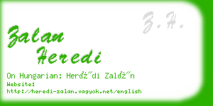 zalan heredi business card